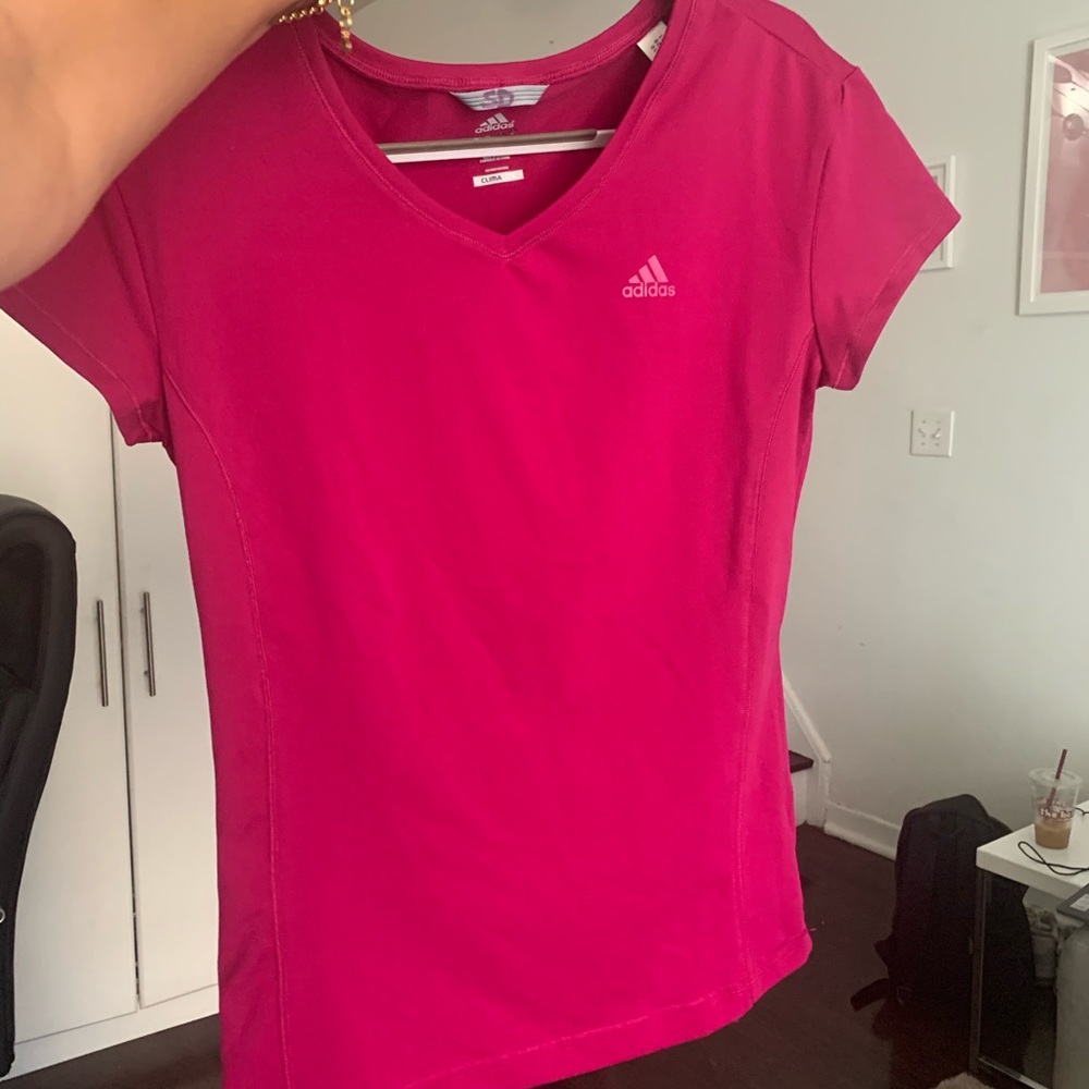 Adidas climate t shirt women’s Large